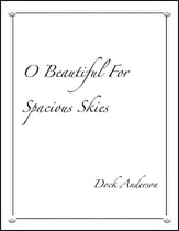 O Beautiful For Spacious Skies SATB choral sheet music cover